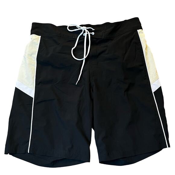 NHL Men's XL Pittsburgh Penguins Swim Trunk Mesh Lined Board Shorts - Picture 1 of 5